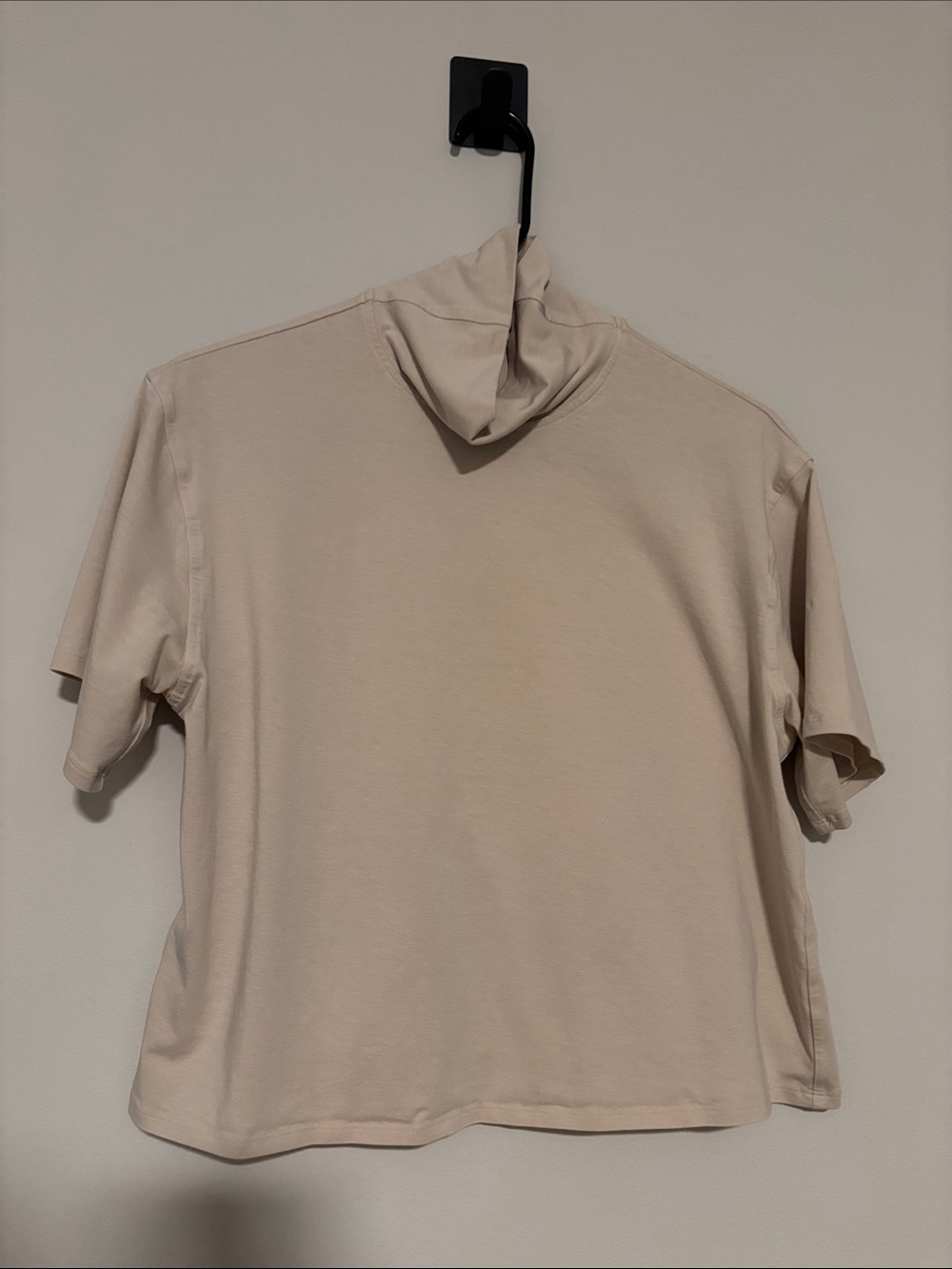 Lululemon Relaxed-Fit Cotton-Blend Turtleneck T-Shirt size 8 - Picture 2 of 5